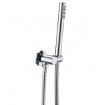 Lucid Chrome Round Hand held Shower Set
